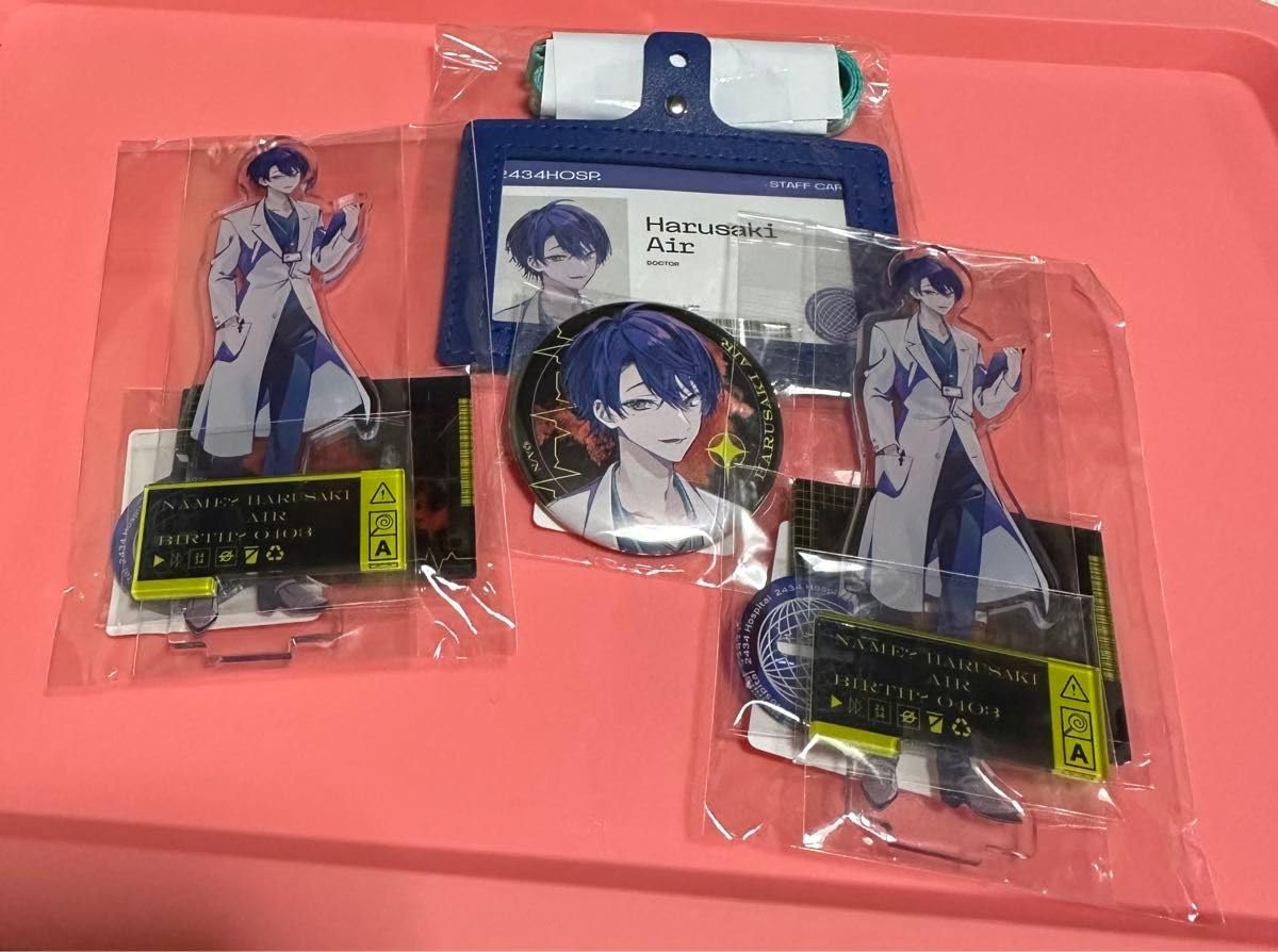 にじさんじDMMスクラッチ　春崎エアル　A.C.E賞　3点セット にじさんじ DMMスクラッチ 春崎エアル - メルカリ